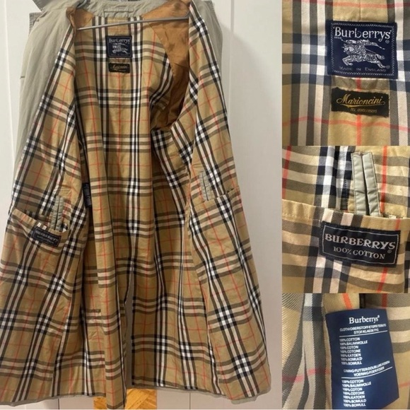 Vintage Burberry Beige Trench Coat - Picture 3 of 8